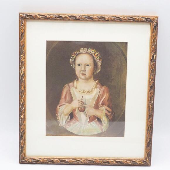 Elizabeth Greenleaf John Singleton Copley American Folk Art Framed Print - Picture 1 of 6